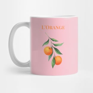 l'Orange Graphic French Word Mug